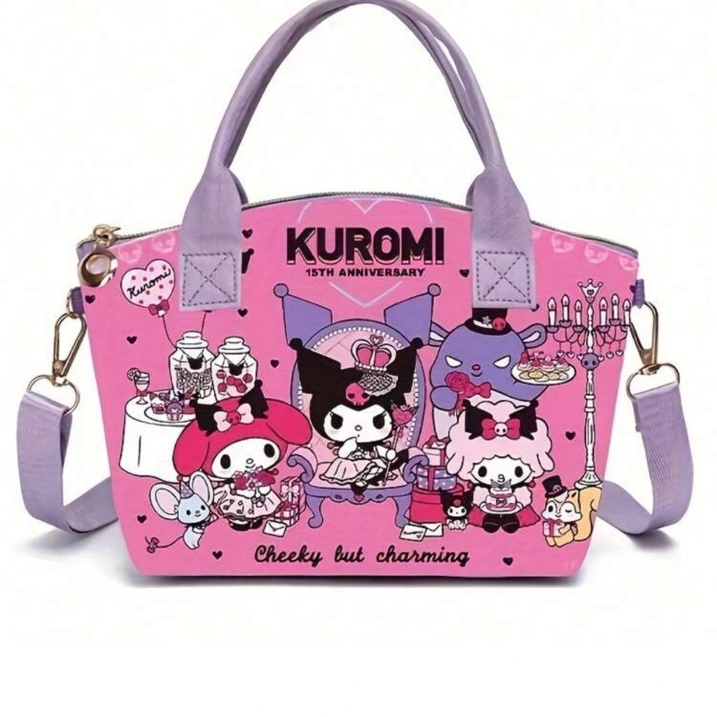 Kuromi 15th Anniversary Pink And Purple Shoulder Bag